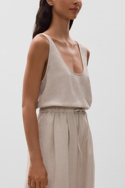 Oysho Keten içeren balloon tulum