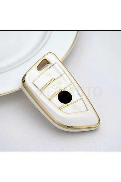 YıldızTuning Bmw 3 Series G20 White-Gold Key Case