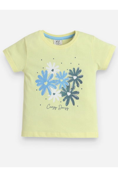 Victor and Jane By Styli Graphic Print T-Shirt and All-Over Printed Pyjama Set