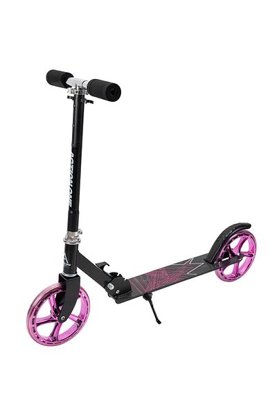 ACTION ONE Trotineta Pliabila Flow cu cric, roti 200 mm lila, negru