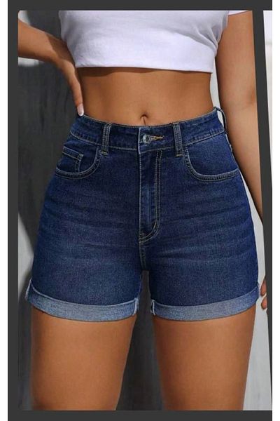 SEVENLINE PANTALONI SCURT DE DENIM DE FEMEI JEANS