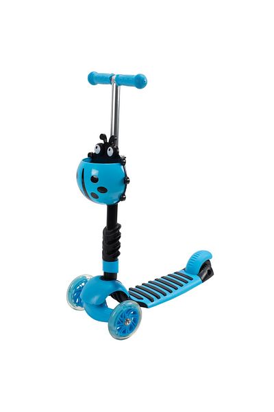 ACTION ONE Trotineta Smart Kid 3 in 1 cu roti luminoase, albastru