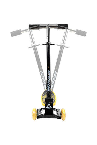 ACTION ONE Rookie 4-wheel folding scooter, yellow