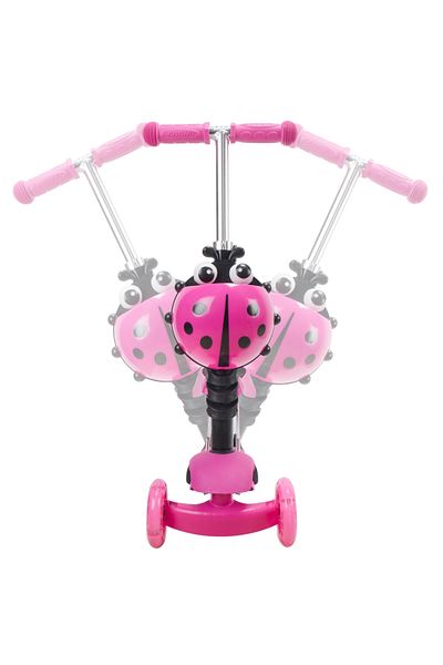 ACTION ONE Trotineta Smart Kid 5 in 1 cu roti luminoase, roz