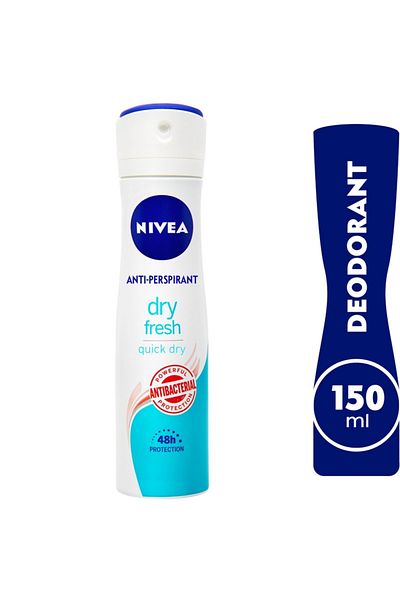 NIVEA Antiperspirant Spray for Women Dry Fresh 150 ml - Long-lasting Freshness & Protection