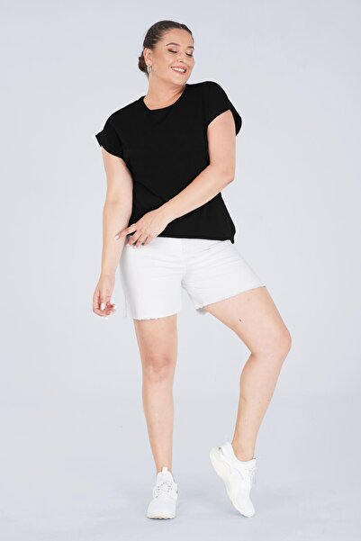 MYLİNE Σορτς με ελαστική μέση και φούντες