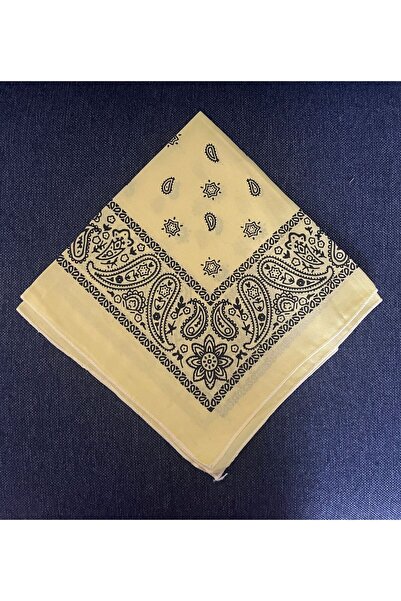 Vipfoni شال قطن كلاسيكي بنمط 2 قطعة باي آند باندانا