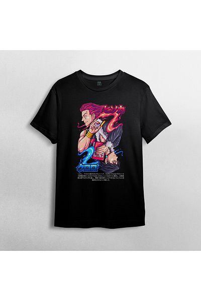 Pixxa Μπλουζάκι Hunter X Hunter Hisoka Unisex 100% βαμβακερό μπλουζάκι με λαιμόκοψη μοντέλο 9