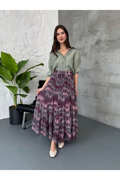 Elif Özbey Butik Fusta cu model etnic pudra
