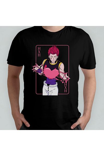 Pixxa Μπλουζάκι Hunter X Hunter Hisoka Unisex 100% βαμβακερό με λαιμόκοψη μοντέλο 8