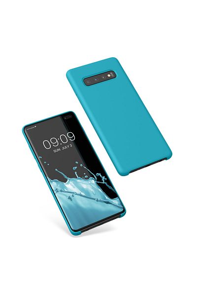 KWmobile Carcasă pentru Samsung Galaxy S10 Plus, silicon, albastră, 49028.205