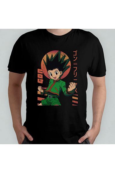 Pixxa Μπλουζάκι Unisex Hunter X Hunter 100% Cotton Crew Neck Model 3
