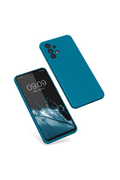KWmobile Carcasă pentru Samsung Galaxy A33 5g, albastră, silicon, 57833.224
