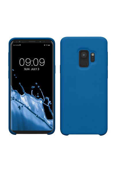 KWmobile Carcasă pentru Samsung Galaxy S9, silicon, albastră, 44182.228