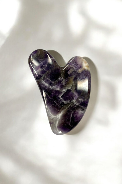 Elifsu Jewelry Ametist Taşı Gua Sha