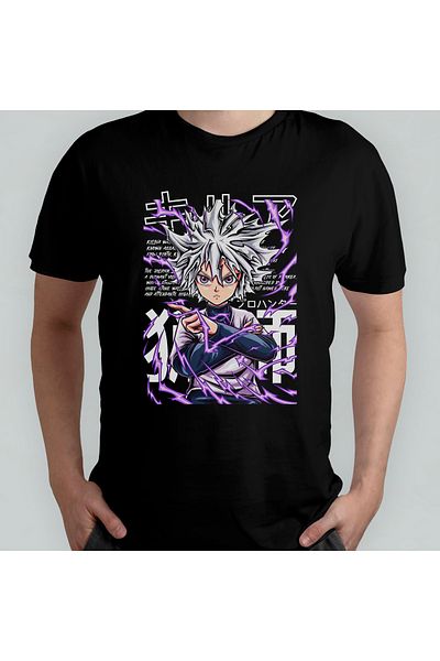 Pixxa Unisex Hunter x Hunter 100% βαμβακερό μπλουζάκι με λαιμόκοψη μοντέλο 8
