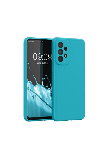 KWmobile Carcasă pentru Samsung Galaxy A33 5g, silicon, albastră, 57833.205