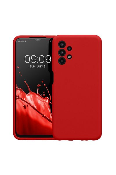 KWmobile Case For Samsung Galaxy A13 4g, Silicone, Red, 57832.208