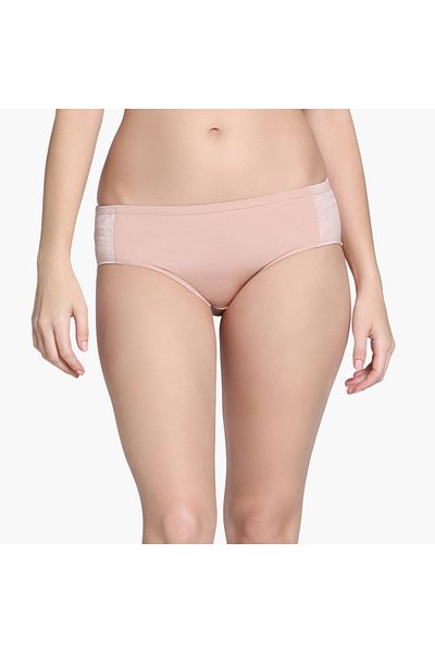 Zivame Zivame Panelled Bikini Briefs with Elasticated Waistband
