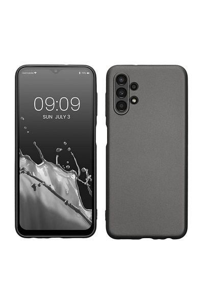 KWmobile Case For Samsung Galaxy A13 4g, Silicone, Gray, 57956.232
