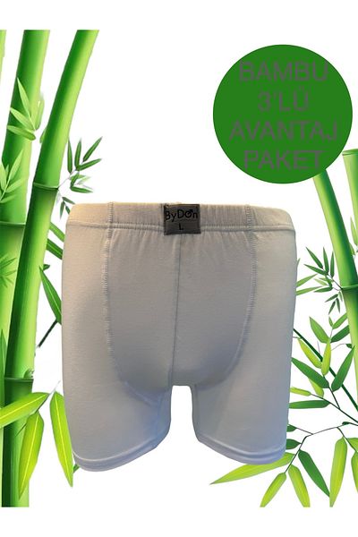 ByDon ΑΝΔΡΙΚΟ Lycra BAMBOO BOXER ΠΑΚΕΤΟ 3 ΠΛΕΟΝΑΣΜΩΝ
