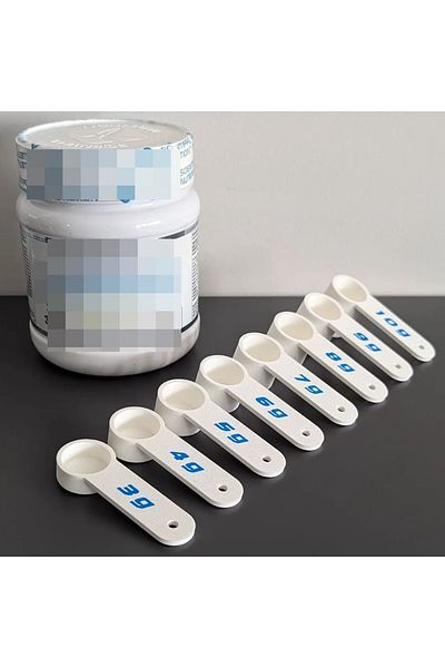 ardecem bilgisayar Plastic Creatine Scale |   Measuring Scale for 3-10 Grams