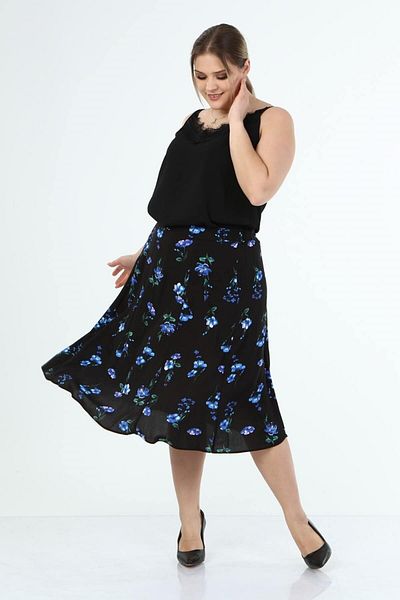 MYLİNE Bell Skirt with Elastic Back Waist
