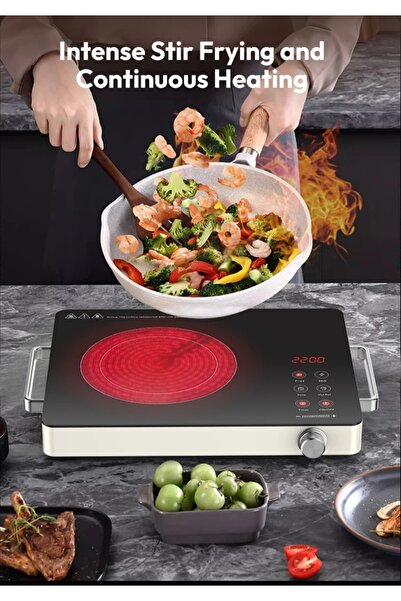 Home Boch S-15 Lazer Ocak Elektrikli A Plus Tasaruflu Tüm Tencere Ve Tavalara Uyumludur