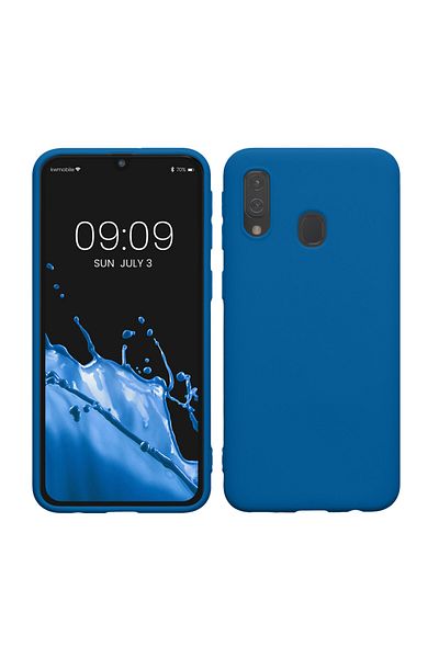 KWmobile Carcasă pentru Samsung Galaxy A40, albastră, silicon, 48547.228