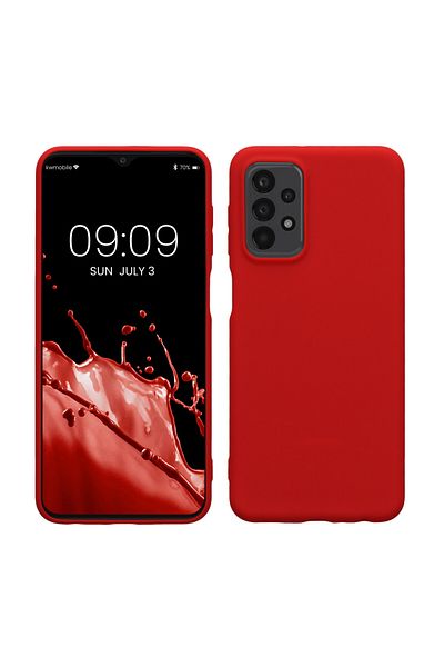 KWmobile Case For Samsung Galaxy A23/galaxy A23 5g, Red, Silicone, 57804.208