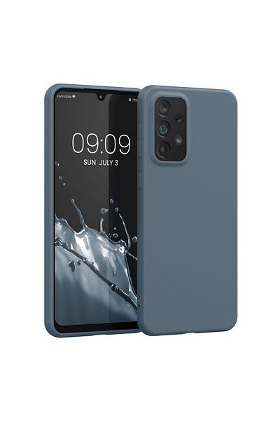 KWmobile Carcasă pentru Samsung Galaxy A33 5g, silicon, albastră, 57806.202