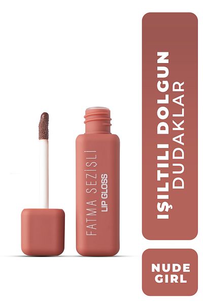 Fatma SEZİŞLİ Fatma Sezişli Pink Girl Lip Gloss 4ml Moisturizing Lip Gloss with Shiny Finish