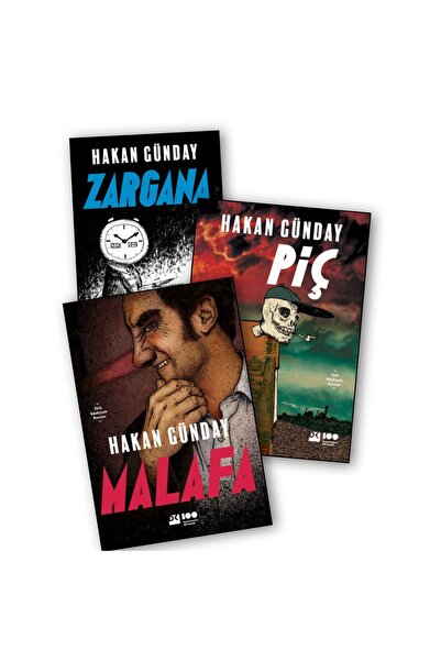Doğan Kitap Zargana - Piç - Malafa Hakan Günday 3 lü Kitap Seti -2