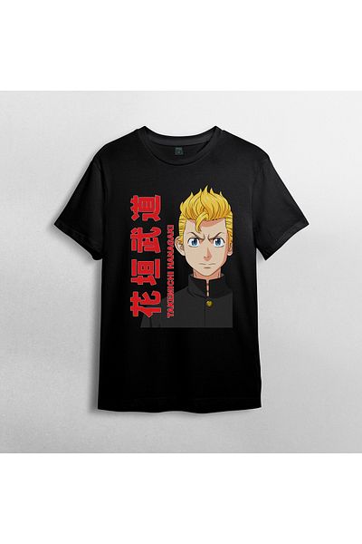 Pixxa Tokyo Revengers Anime Manga Unisex 100% βαμβακερό μπλουζάκι με λαιμόκοψη μοντέλο 11