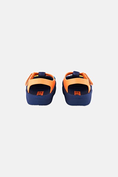 İpanema Toddlers Boy Velcro Closure Beach Sandal, Navy Blue Combo