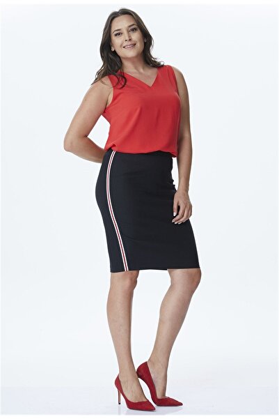 MYLİNE تنورة شريطية الجانب