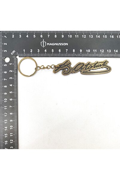 BONCADAS سلسلة مفاتيح مخصصة لتوقيع أتاتورك