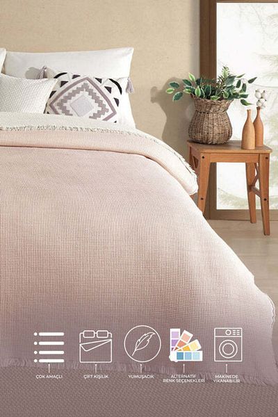 Elart Rubby Muslin Pique Double (210X230 cm) Pink