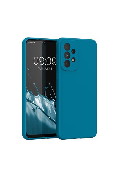 KWmobile Carcasă pentru Samsung Galaxy A33 5g, albastră, silicon, 57833.224