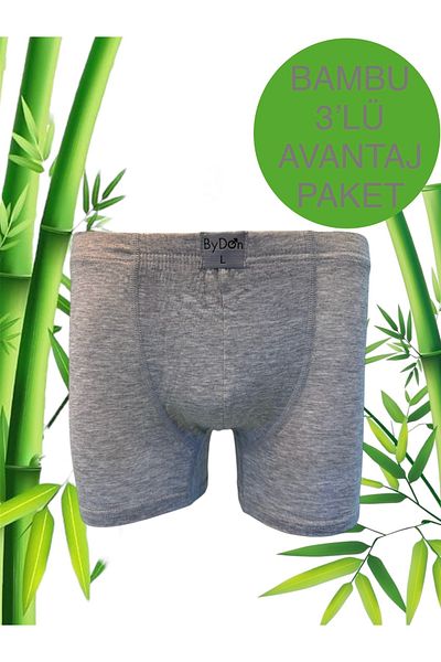 ByDon ΑΝΔΡΙΚΟ Lycra BAMBOO BOXER ΠΑΚΕΤΟ 3 ΠΛΕΟΝΑΣΜΩΝ