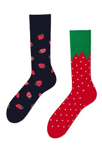 CARNAVAL SOCKS Κουτί με 5 πολύχρωμες κάλτσες με θέμα το αριστερό και το δεξί φαγητό
