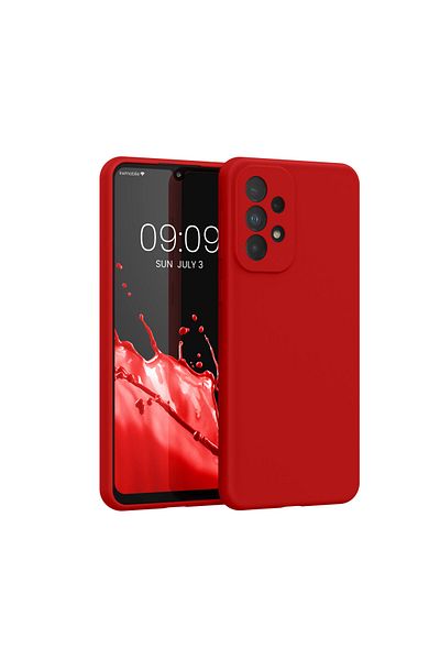 KWmobile Case For Samsung Galaxy A33 5g, Silicone, Red, 57833.208