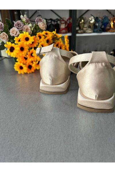 JENA 2025 Model Pointed Toe Flat Sole Marble Color Transition Very Comfortable and Stylish Evening Daily Trendy Model