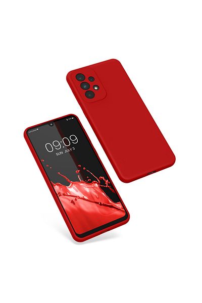 KWmobile Case For Samsung Galaxy A33 5g, Silicone, Red, 57833.208