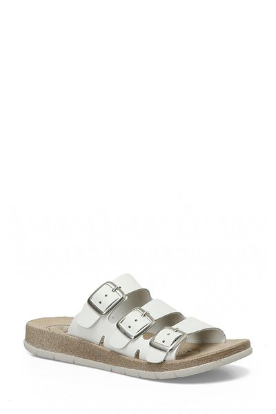 Polaris 5 Nokta 105490.Z5Fx White Women's Slippers