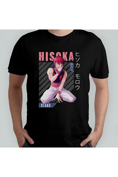 Pixxa Μπλουζάκι Hunter X Hunter Hisoka Unisex 100% βαμβακερό με λαιμόκοψη μοντέλο 5