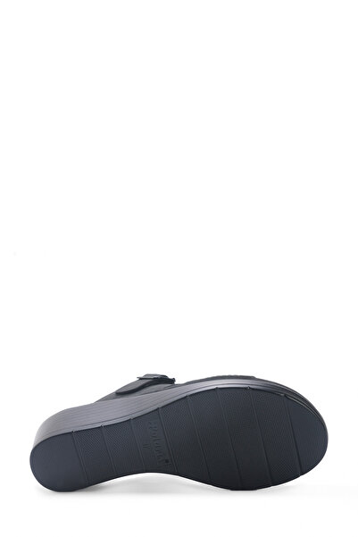 Polaris 5 Nokta 105511.Z5FX Siyah Kadın Dolgu Topuk Terlik