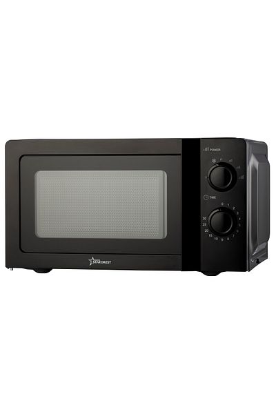STARCREST Cuptor cu microunde STARCREST SMW-2012BK, 700W, Control mecanic, 6 Trepte de putere, Negru