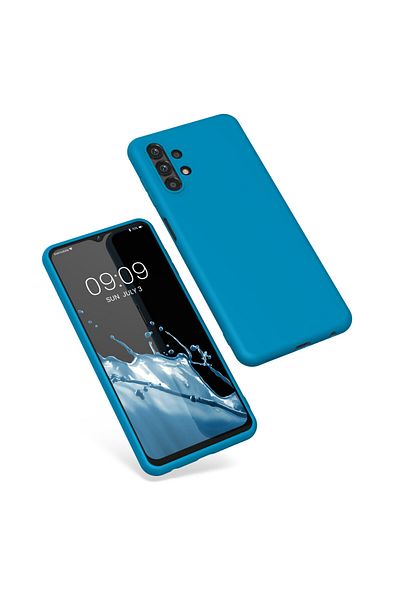 KWmobile Carcasă pentru Samsung Galaxy A13, silicon, albastră, 57805.224