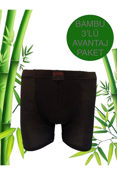 ByDon ΑΝΔΡΙΚΟ Lycra BAMBOO BOXER ΠΑΚΕΤΟ 3 ΠΛΕΟΝΑΣΜΩΝ